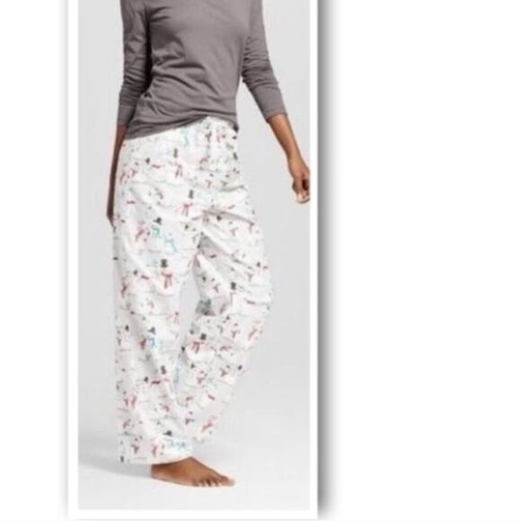 Nite Nite Munki Munki Snowman Pajama Bottoms Size M - Picture 1 of 8